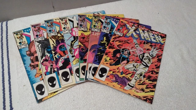 Uncanny X-Men Lot 184-188, 192-194