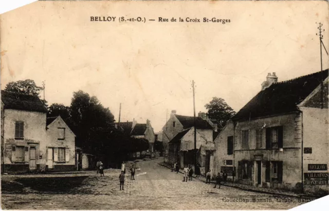 CPA Belloy Rue de la Croix St-Gorges FRANCE (1309946)