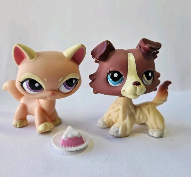 Authentic Lot 4 Littlest Pet Shop Walking Cat 1137 1100 1313 1326 / LPS