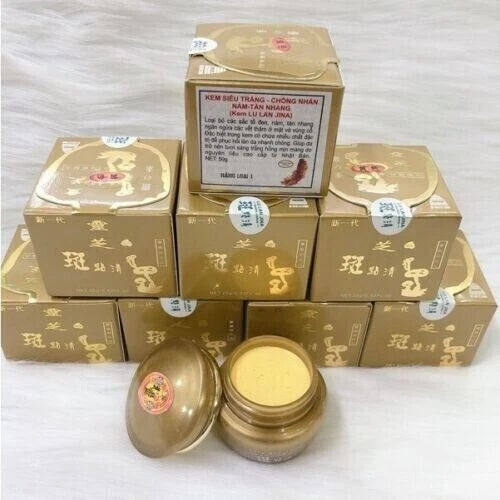 10 cajas Kem Sam Sieu Trang Da Lulanjina - crema de ginseng - piel súper blanca