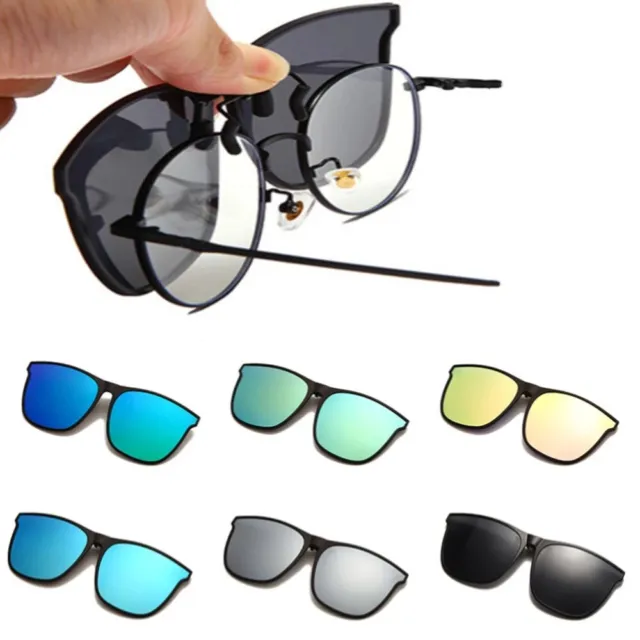 Polarisiert Sonnenbrillenaufsatz Clip-on Sonnenbrillen UV-Schutz Sunglasses HOT