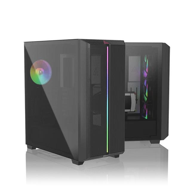 MONTECH SKY ONE ARGB PC Case EATX ATX Case Vertical GPU Mount Gaming