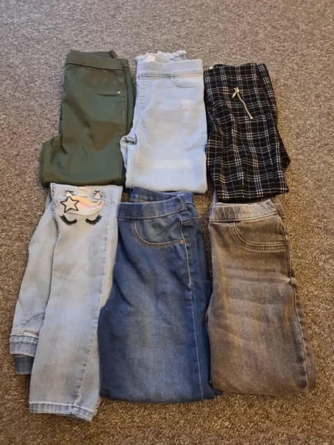 Jeans per ragazza, pacchetto pantaloni 8-9 anni
