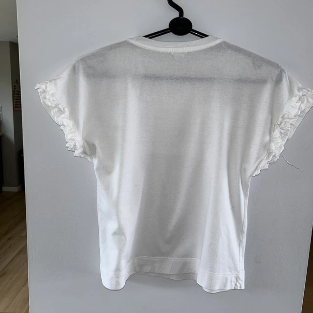 River Island girls white top with diamanté chains age 9 to 10 years 5