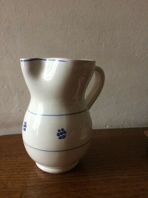 Brocca e Caraffe da Tavola Brocca Acqua Brocca Vino Brocca Terracotta Brocca Bombata 15 cm Serie Screziati Celeste Colì 