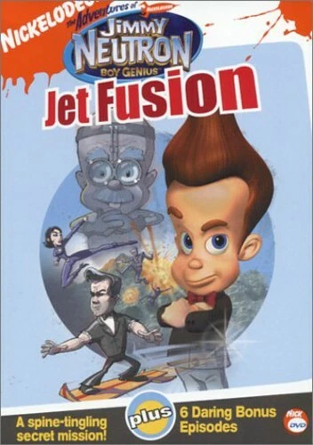 Jimmy Neutron - Jet Fusion DVD With Insert Very Good Free Shipping