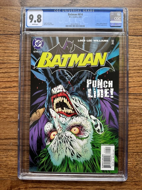 Batman #614~CGC 9.8~Jeph Loeb & Jim Lee~HUSH~2003~DC Comics~4222355013
