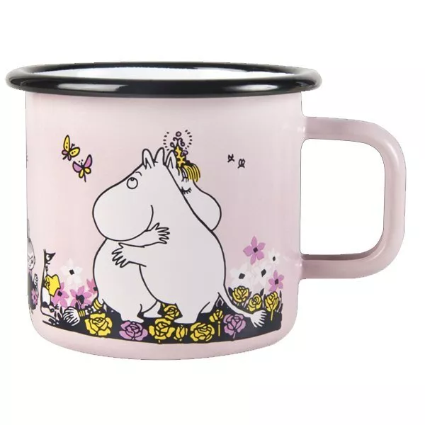 Muurla Tasse Mumins Moomin Hug Rosa (370 ml)