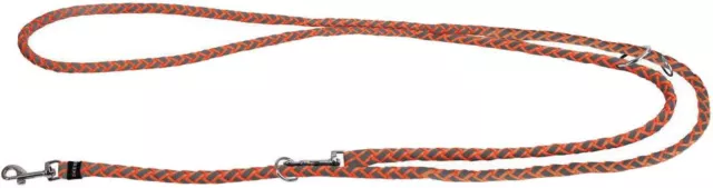 Kerbl Hundeleine Führleine Maxi Safe Orange Nylon Reflektierend - 200 cm