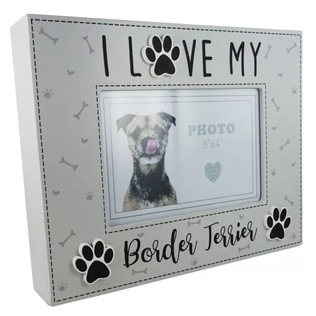 Border Terrier Chunky Photo Frame gift/present dog