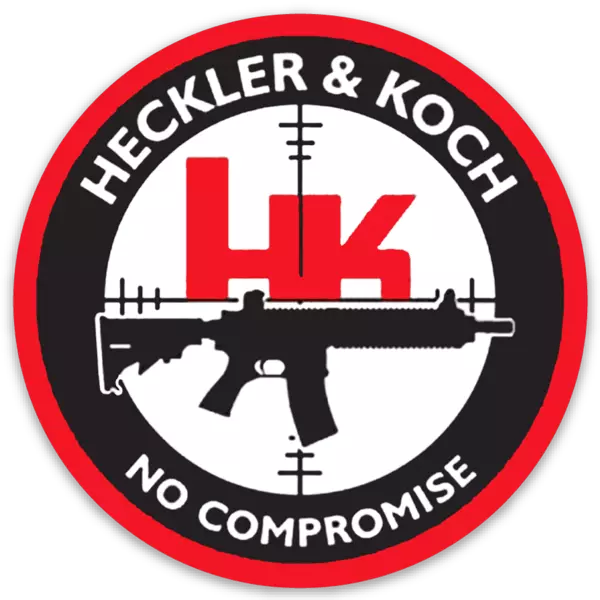 Hk Heckler & Koch Round Die-Cut Sticker