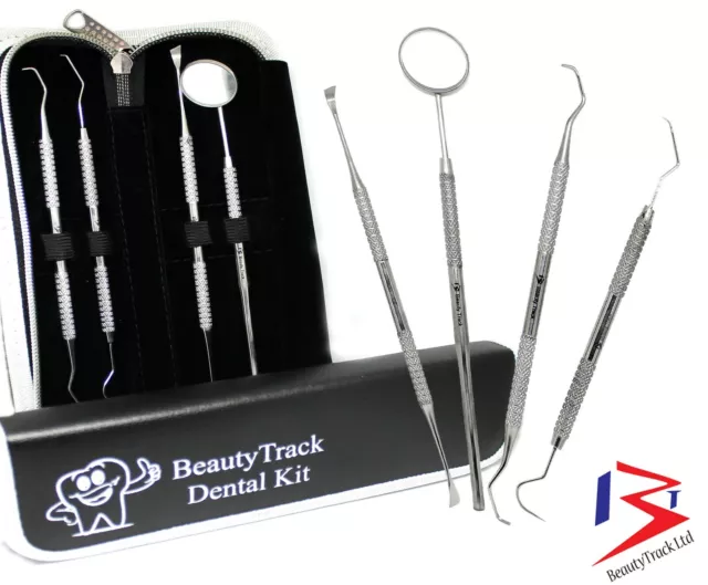 Dental Tooth Cleaning Kit Dentist Tools Set Scraper Pick Calculus Plaque Remover