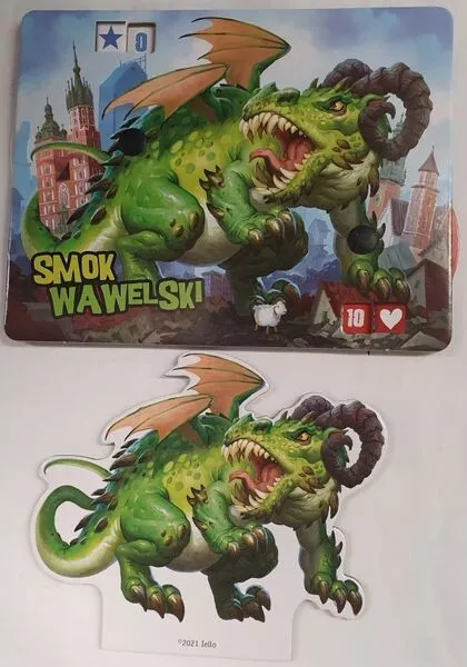 King of Tokyo/King of New York: Smok Wawelski Rare Promo Character - New!