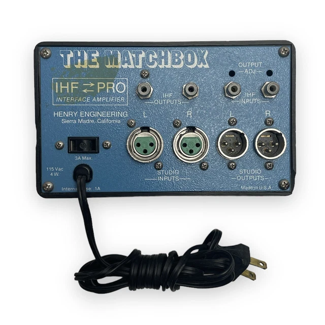 HENRY ENGINEERING MATCHBOX IHF Pro Stereo Interface Amplifier £19.86 ...