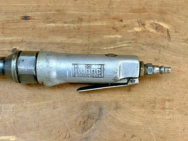 Vintage RODAC 501 PNEUMATIC 3/8" AIR RATCHET USED 3