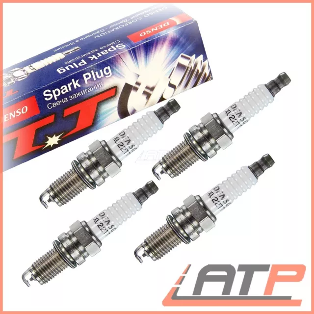 4X Denso Spark Plugs Twin Tip For Audi A3 8P S3 Quattro 08-13