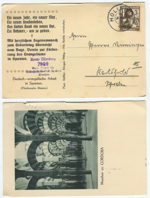 39171 - Promotion of the Gospel in Spain - Hollfeld 16.4.1937 - Mi.N. 643