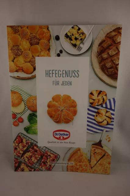 Heft Dr. Oetker Rezeptsammlung Nr. 155 Hefegenuss für jeden - NEU