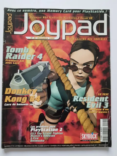 JOYPAD Le Magazine Des Consoles Numéro 91 Novembre 1999 Dreamcast N64 PS1 PS2 GB