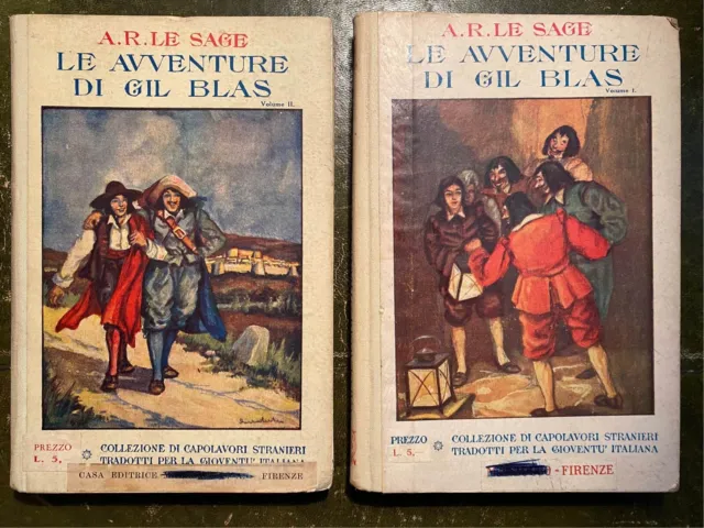 A.r. Le Sage - Le Avventure Di Gil Blas - Ed. Bemporad & Figlio - Firenze 1931