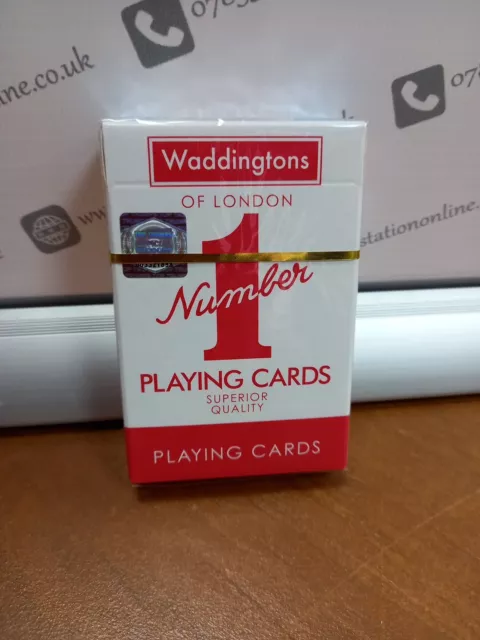 Waddingtons 003321898 No.1 Classic Playing Cards - Red