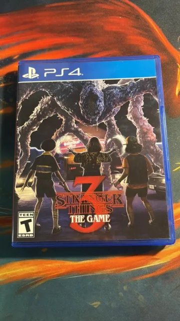 Stranger Things 3: The Game (PlayStation 4, 2019) Limited Run 310 - Great Disc