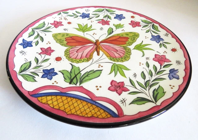 VINTAGE CERAPLAT KERAMIK dekorativ handgefertigt in Spanien Wandplatte