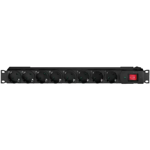 Monacor RCS-18 Rack-Steckdosenleiste 1 HE