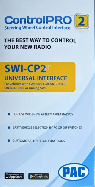 PAC SWI-CP2 Universal Steering Wheel Control Interface
