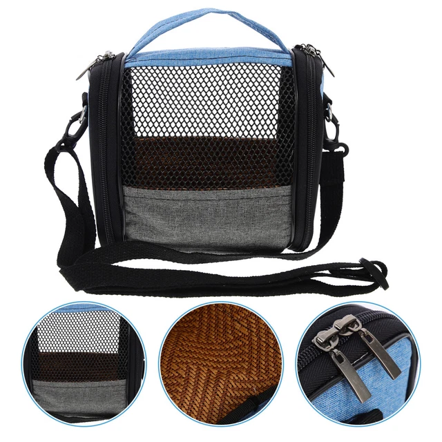 Bolso de loro jaula mochila portadora transpirable tela portátil de viaje