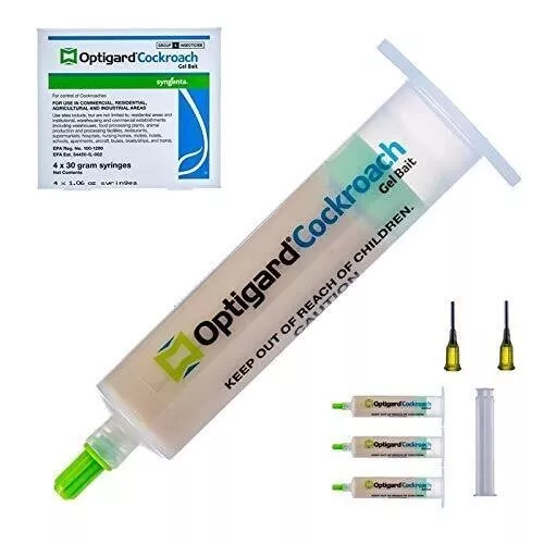 Genuine Syngenta OPTIGARD Roach Cockroach Gel Bait 1 x 30Gram Tube