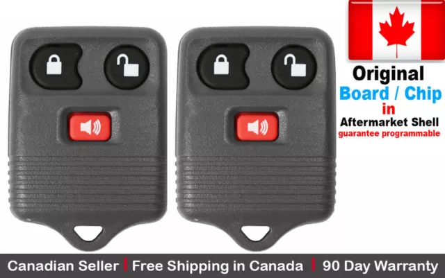 2x New Original OEM Replacement Keyless Entry Remote Control Key Fob For Ford