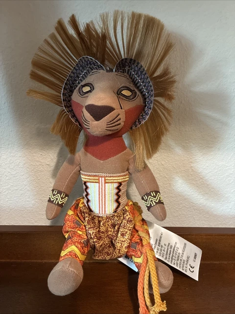 DISNEYS LION KING The Broadway Musical 9” Simba Disney Plush Theater ...