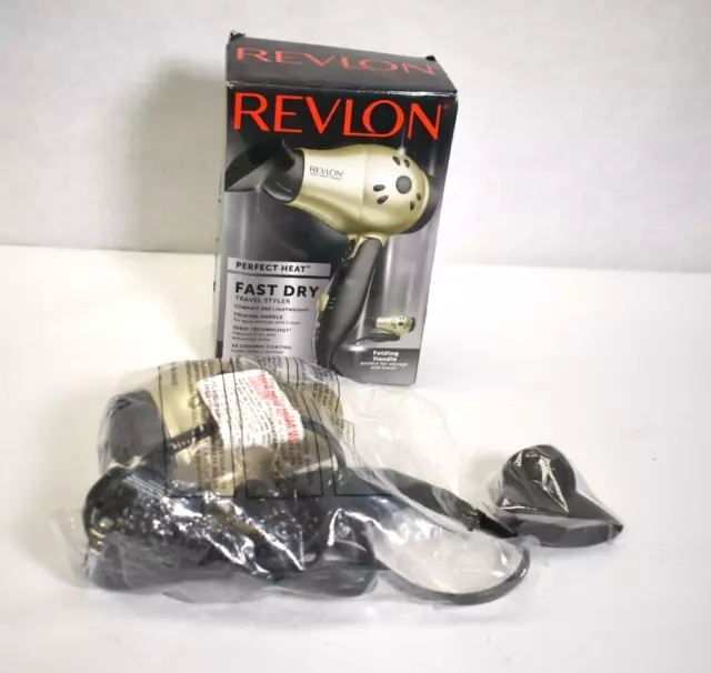 Revlon RVDR5005 Perfect Heat Fast Dry Compact Hair Dryer 1875W Travel Styler