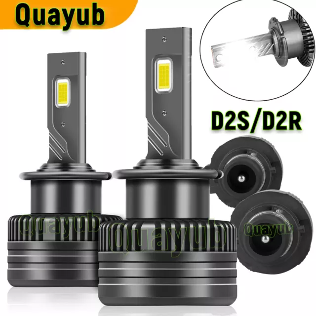 For Acura TL 2007-2008 2X D2S D2R LED Headlight Bulb Replace White 6000K Kit