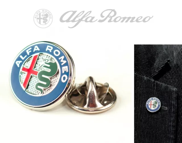 Alfa Romeo Logo Mascota Pin Insignia Nuevo Diseño Giulia