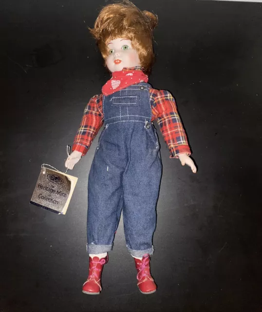 Heritage Mint Ltd COUNTRY COLLECTION "JOYCE" 16 inch Porcelain Doll