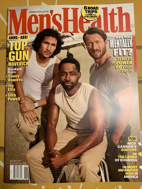 MENS HEALTH MAGAZINE Top Gun Maverick Breakout Stars June 2022 $2.00