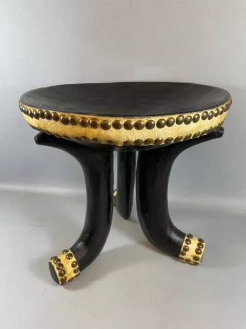 220223 - Tribal used Old Ethiopian Jimma stool - Ethiopia.
