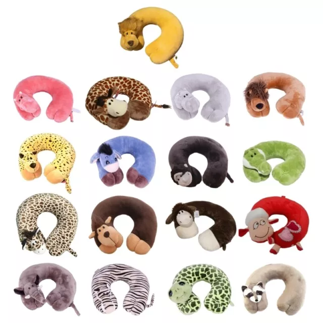 Cartoon Neck Pillow Cute Travel Pillow for Kids Memory Foam Cushion