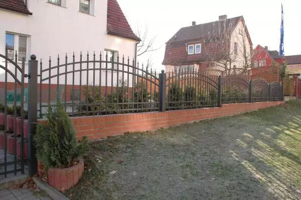 Railing Zaun Geländer Schmiedeeisen Handarbeit Klassische Zäune Garten M231 Neu