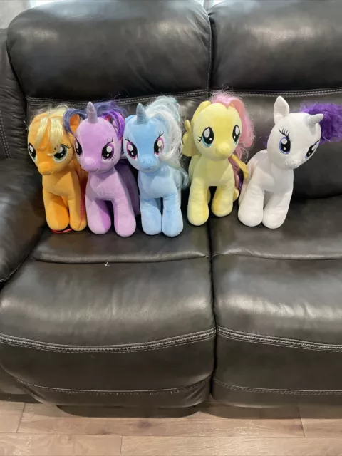 Build A Bear My Little Pony Stuffed Lot of 5