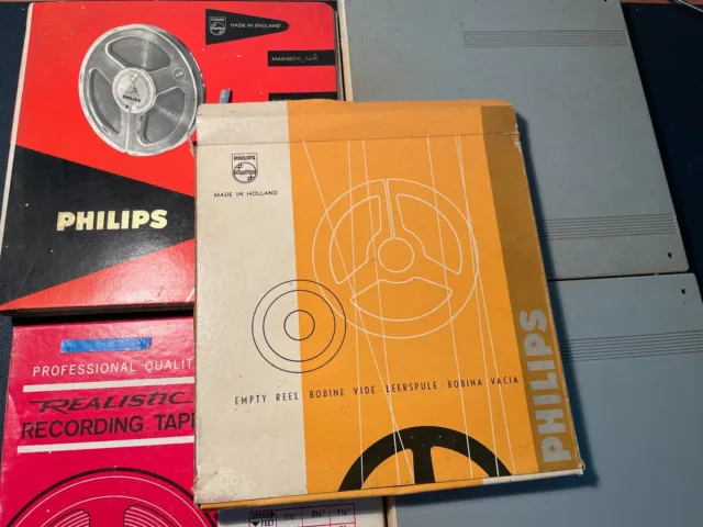Job lot of 5 x 7 inch Audio Reels vintage Untested and un-researched.