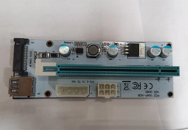 Pce164P-N08 Ver008S Usb 3.0 Pci-E Express 1X To 16X Pci-E Extender New