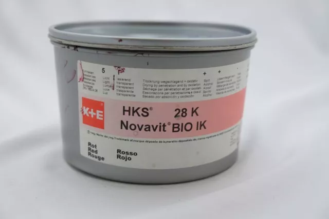 Offset-Druckfarbe HKS 28 K Novavit Bio IK, 4 Dosen