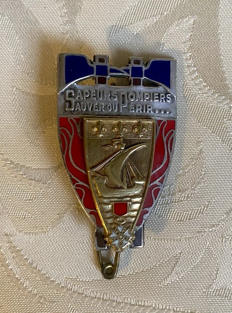 Insigne Pompier Drago Paris - Sauver Ou Périr - Occasion (cuir Usé)