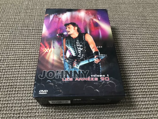 Rare Coffret 3Dvd Johnny Hallyday Les Annees 90 (Bercy/Parc Des Princes) Vol 1