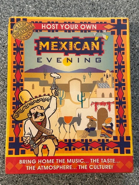 De Colección 2000 Recetas de LOTE ANTIGUO Anfitrión Tu Propia Noche Mexicana SELLADO CD Juegos Recetas Cultura