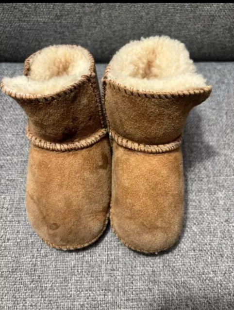 Infant sales sheepskin boots