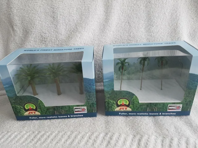 JTT Scenary Products 94239 & 94354 N & HO Scale Palm Trees